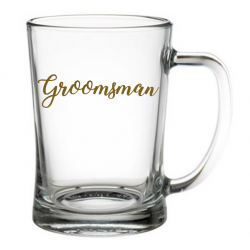 Glass Beer Tankard