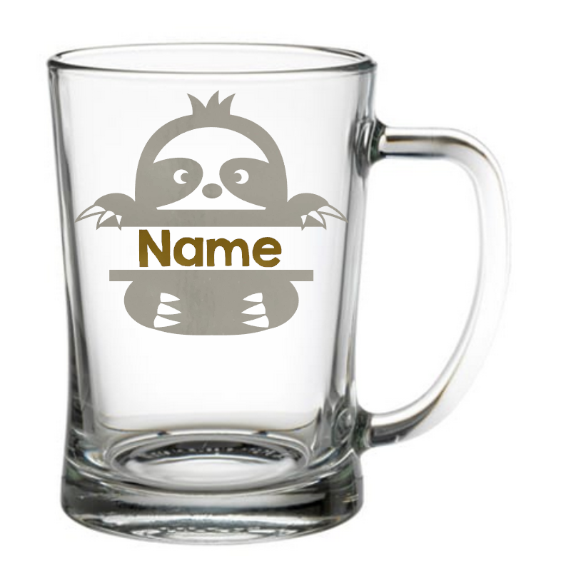 Glass Beer Tankard