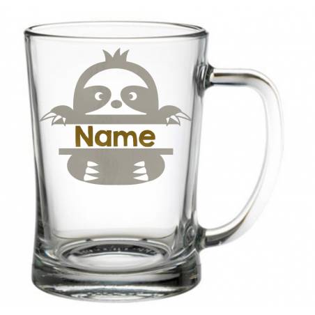 Glass Beer Tankard