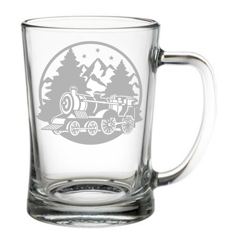 Glass Beer Tankard