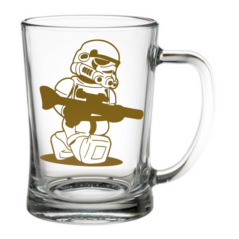 Glass Beer Tankard