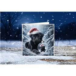 Xmas Card- pug (10)