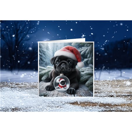 Xmas Card- pug (6)