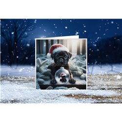 Xmas Card- pug (9)