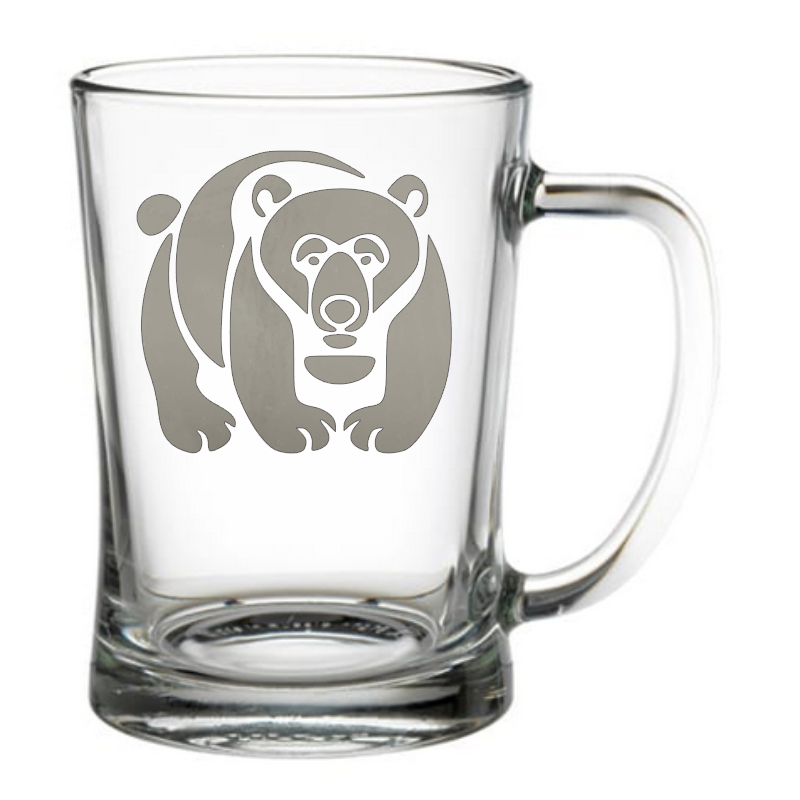 Glass Beer Tankard