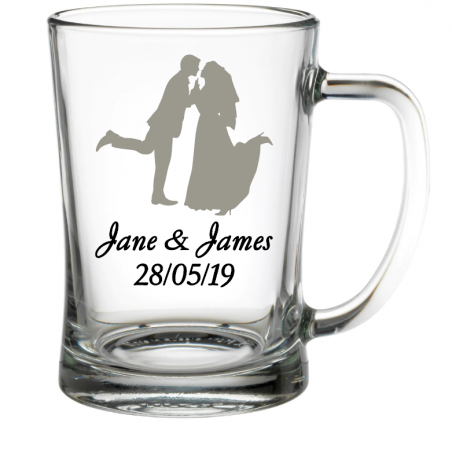 Glass Beer Tankard