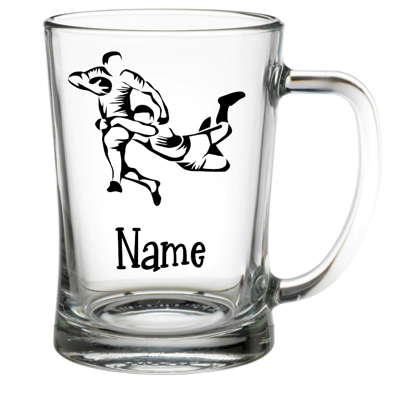 Glass Beer Tankard