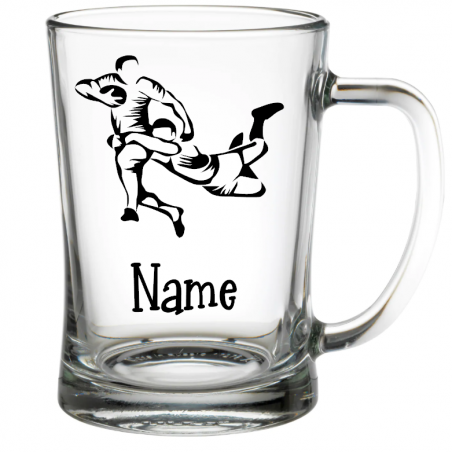 Glass Beer Tankard