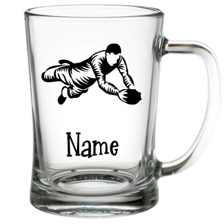 Glass Beer Tankard