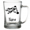 Glass Beer Tankard