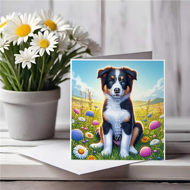 Greeting Card Matt 145x145mm - Bor(7)