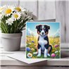 Greeting Card Matt 145x145mm - Bor(7)