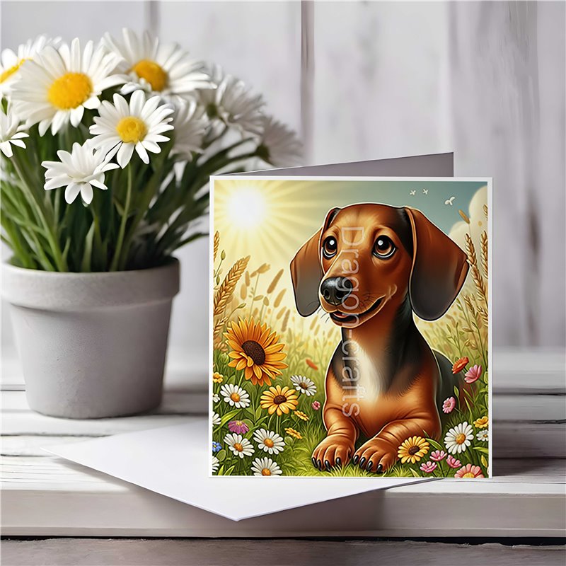 Greeting Card Matt 145x145mm - Dac(4)