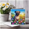 Greeting Card Matt 145x145mm - Pug(1)