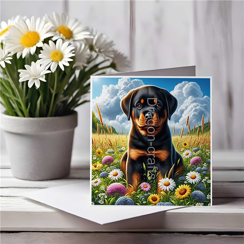 Greeting Card Matt 145x145mm - Rot(5)