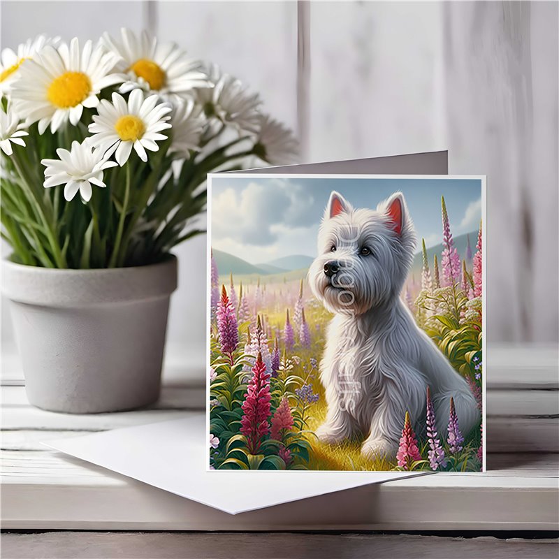 Greeting Card Matt 145x145mm - West(7)