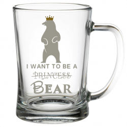 Glass Beer Tankard