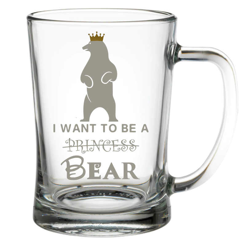 Glass Beer Tankard