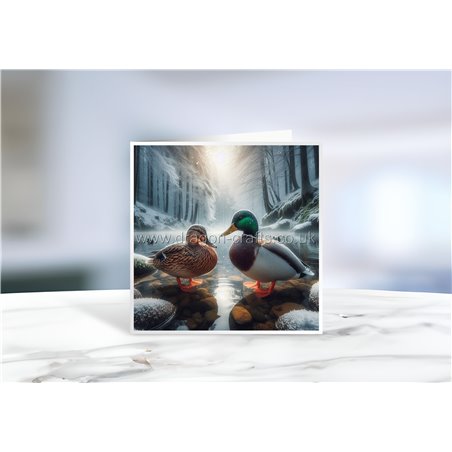 Greeting Card - Matt - 145x145mmduck (1)