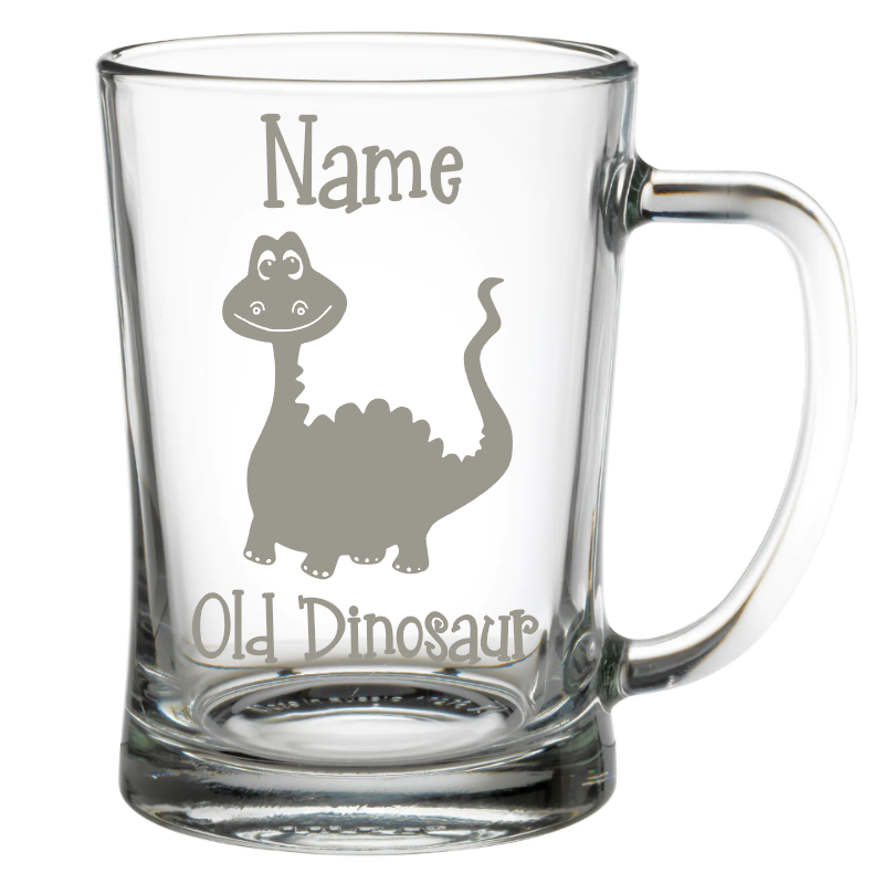 Glass Beer Tankard 