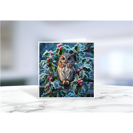 Greeting Card - Matt - 145x145mmOwl (12)