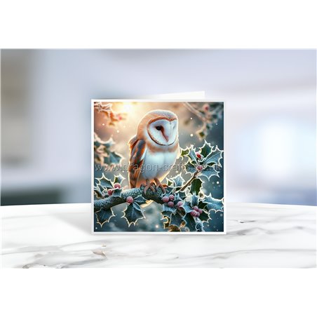 Greeting Card - Matt - 145x145mmOwl (16)