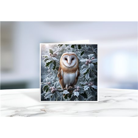 Greeting Card - Matt - 145x145mmOwl (5)