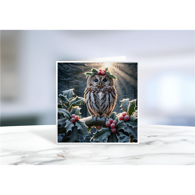 Greeting Card - Matt - 145x145mmOwl (9)