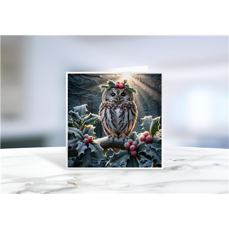 Greeting Card - Matt - 145x145mmOwl (9)