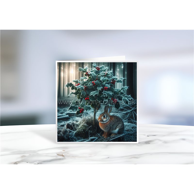 Greeting Card - Matt - 145x145mmRabbit (12)