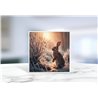 Greeting Card - Matt - 145x145mmRabbit (15)
