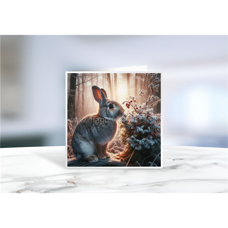 Greeting Card - Matt - 145x145mmRabbit (16)