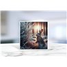 Greeting Card - Matt - 145x145mmRabbit (18)