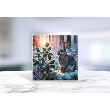 Greeting Card - Matt - 145x145mmRabbit (19)