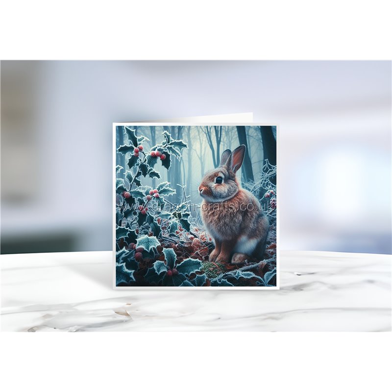 Greeting Card - Matt - 145x145mmRabbit (21)