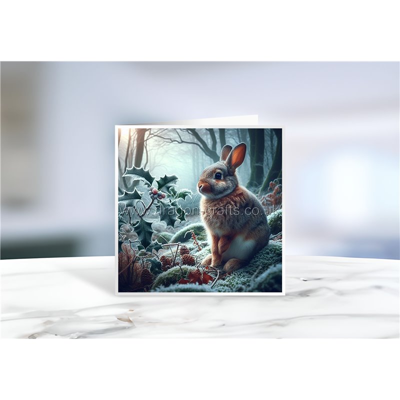 Greeting Card - Matt - 145x145mmRabbit (6)