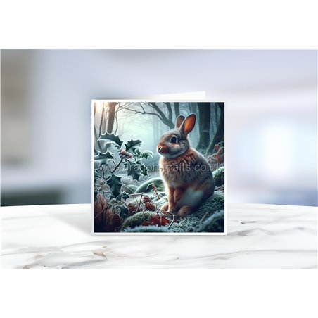 Greeting Card - Matt - 145x145mmRabbit (6)