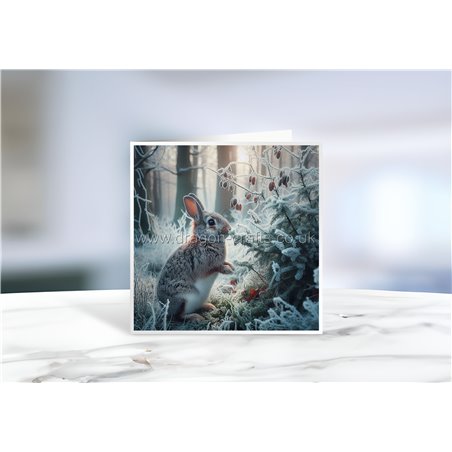 Greeting Card - Matt - 145x145mmRabbit (7)