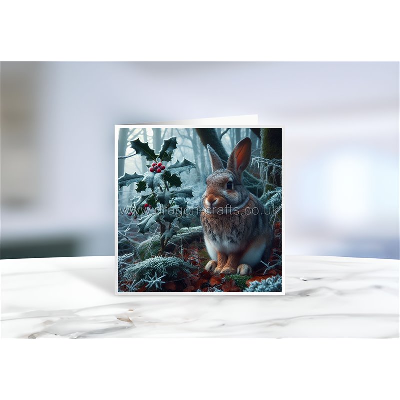 Greeting Card - Matt - 145x145mmRabbit (8)