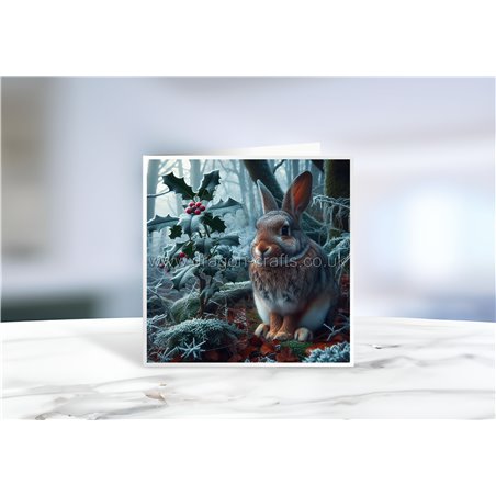 Greeting Card - Matt - 145x145mmRabbit (8)