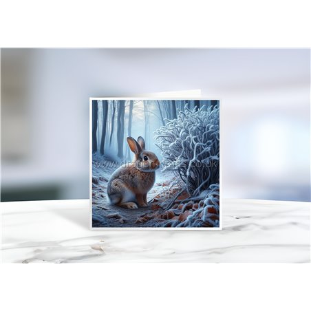 Greeting Card - Matt - 145x145mmRabbit (9)