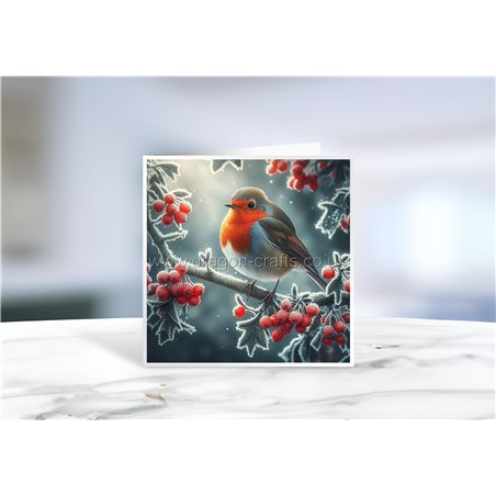 Greeting Card - Matt - 145x145mmRobin (2)