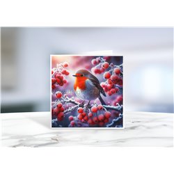 Greeting Card - Matt - 145x145mmRobin (21)