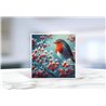 Greeting Card - Matt - 145x145mmRobin (9)