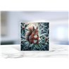 Greeting Card - Matt - 145x145mmSquirrel (6)
