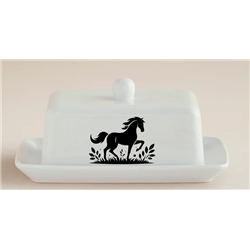 Standard Size Butter Dish - Hor 1