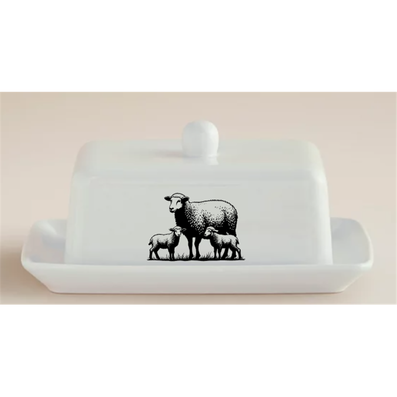 Standard Size Butter Dish - She 1