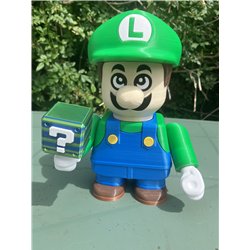 Chunky Luigi 3D Printed Display Model | Gamer Collectible Figure | 18cm Tall