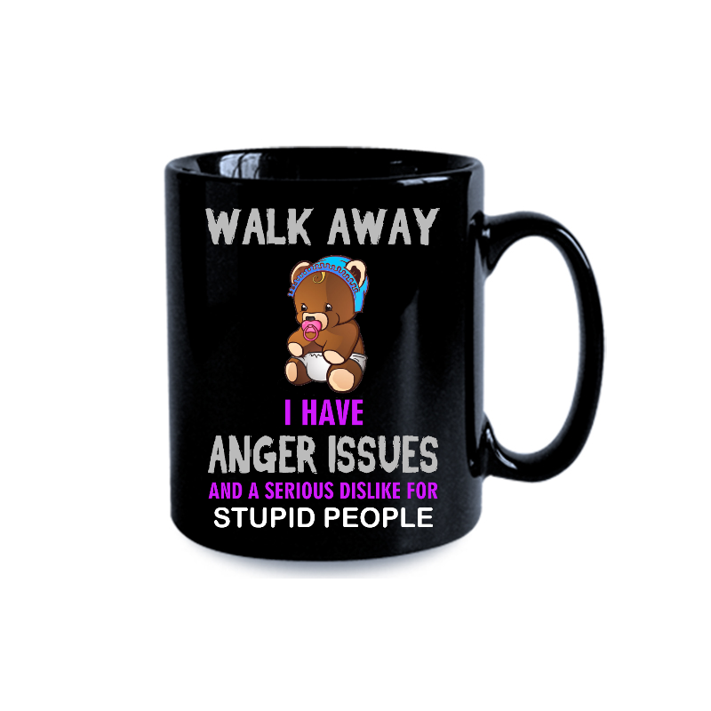 Mug - Anger Issues - baby bear male