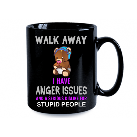 Mug - Anger Issues - baby bear male
